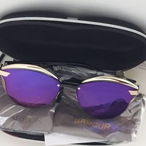 Purple Unisex Sunglasses